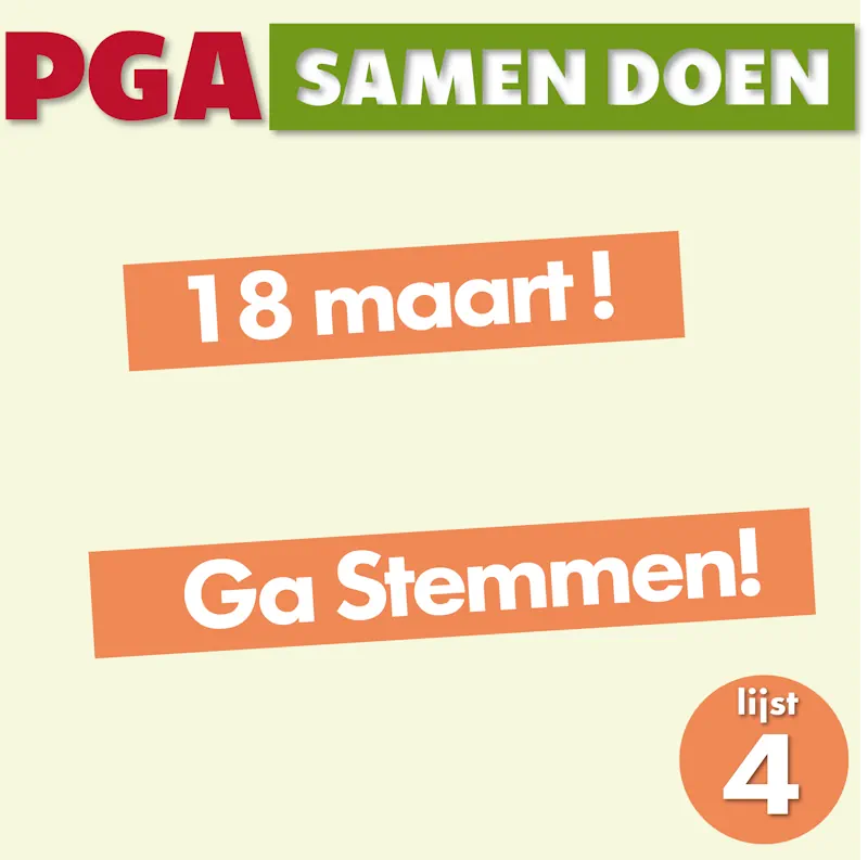 18 maart - ga stemmen